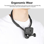 Staffa magnetica da collo per action cam e smartphone