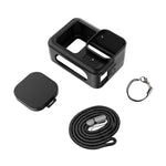 Custodia in silicone per GoPro HERO13 Black con copriobiettivo
