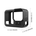 Custodia in silicone per GoPro HERO13 Black con copriobiettivo