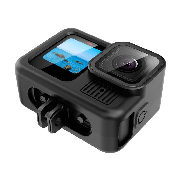 Custodia in silicone per GoPro HERO13 Black con copriobiettivo