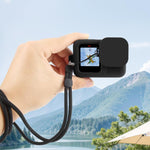 Custodia in silicone per GoPro HERO13 Black con copriobiettivo
