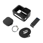 Custodia in silicone per GoPro HERO13 Black con copriobiettivo