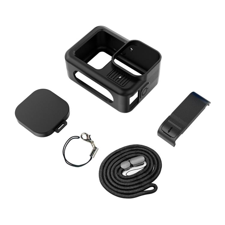 Custodia in silicone per GoPro HERO13 Black con copriobiettivo