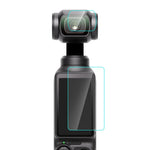 Per DJI OSMO Pocket 3 PULUZ 9H 2.5D HD Protezione per lenti in vetro temperato + Pellicola per schermo, For DJI OSMO Pocket 3
