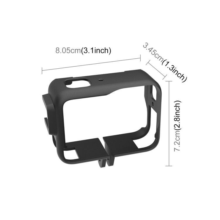 Telaio plastica per Insta360 Ace Pro con base slitta fredda