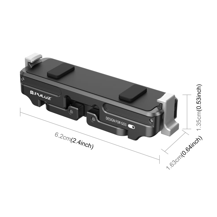 Base magnetica a sgancio rapido in lega per Insta360 GO3