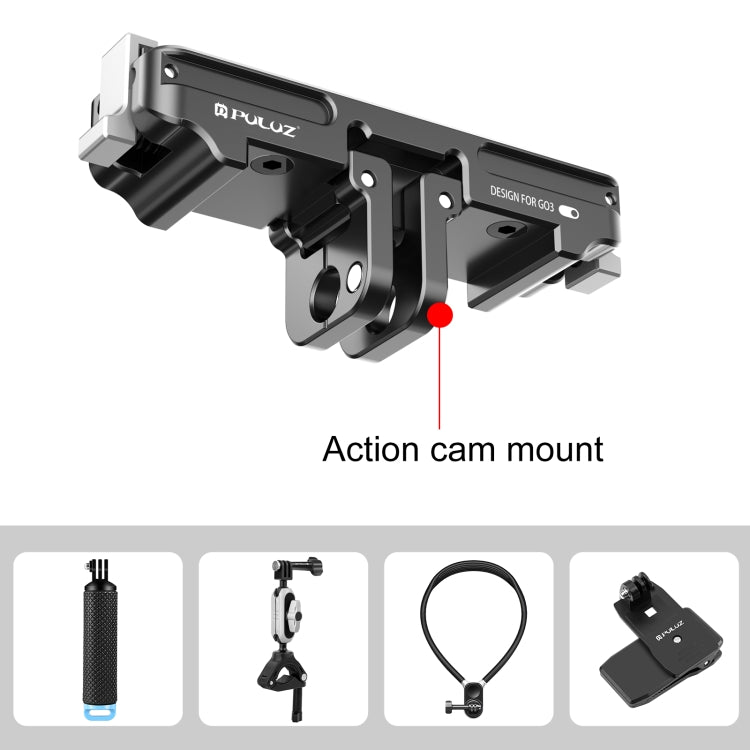 Base magnetica a sgancio rapido in lega per Insta360 GO3
