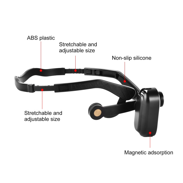Supporto magnetico testa per Insta360 GO 3 e GO 3S