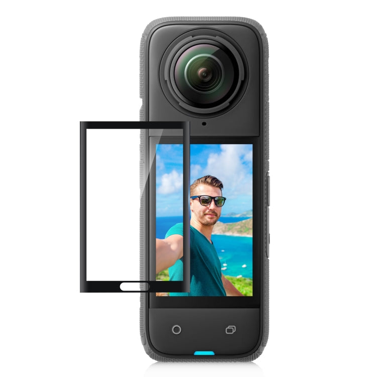 Pellicola vetro temperato Insta360 X4 e X5 9H 2.5D