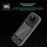 Pellicola vetro temperato Insta360 X4 e X5 9H 2.5D