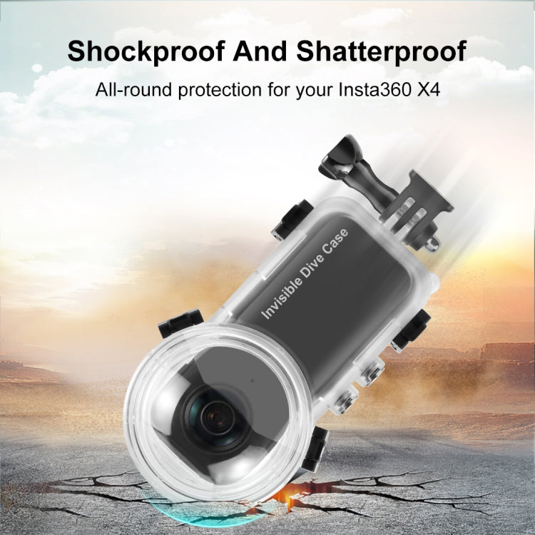 Custodia subacquea impermeabile per Insta360 X4 50 m