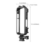 Telaio protettivo Cold Shoe in plastica per Insta360 X4