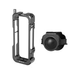 Telaio protettivo in metallo per Insta360 X4 con copriobiettivo