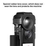 Telaio protettivo in metallo per Insta360 X4 con copriobiettivo