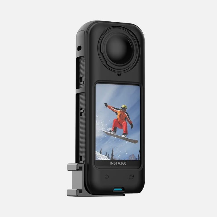 Staffa slitta fredda per Insta360 X4 X3 One X2 in lega alluminio