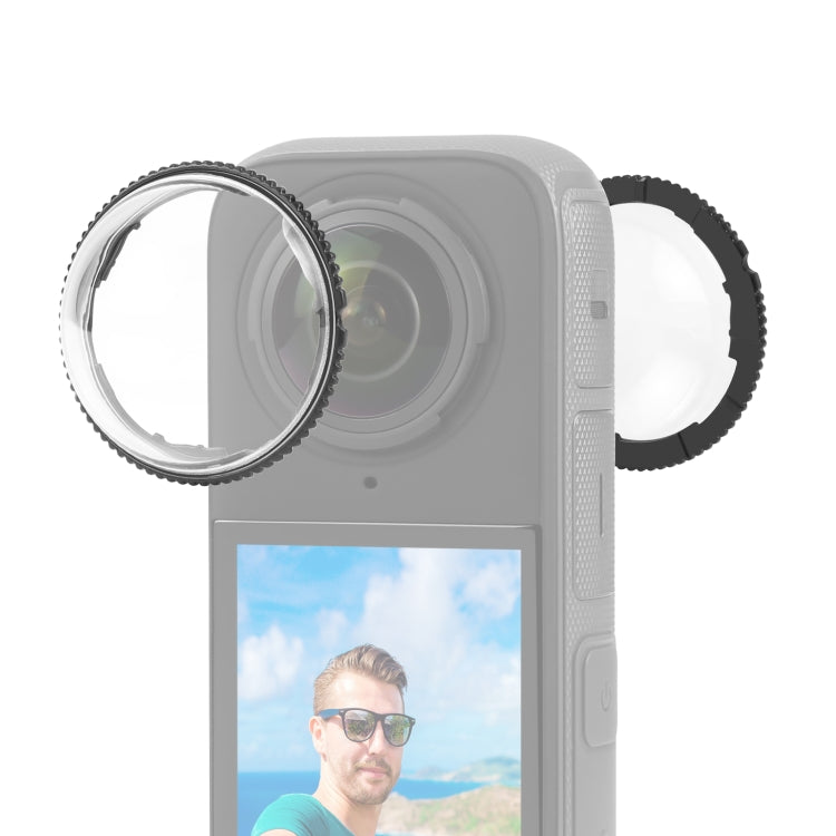 Copriobiettivo protettivo in PC per Insta360 X4