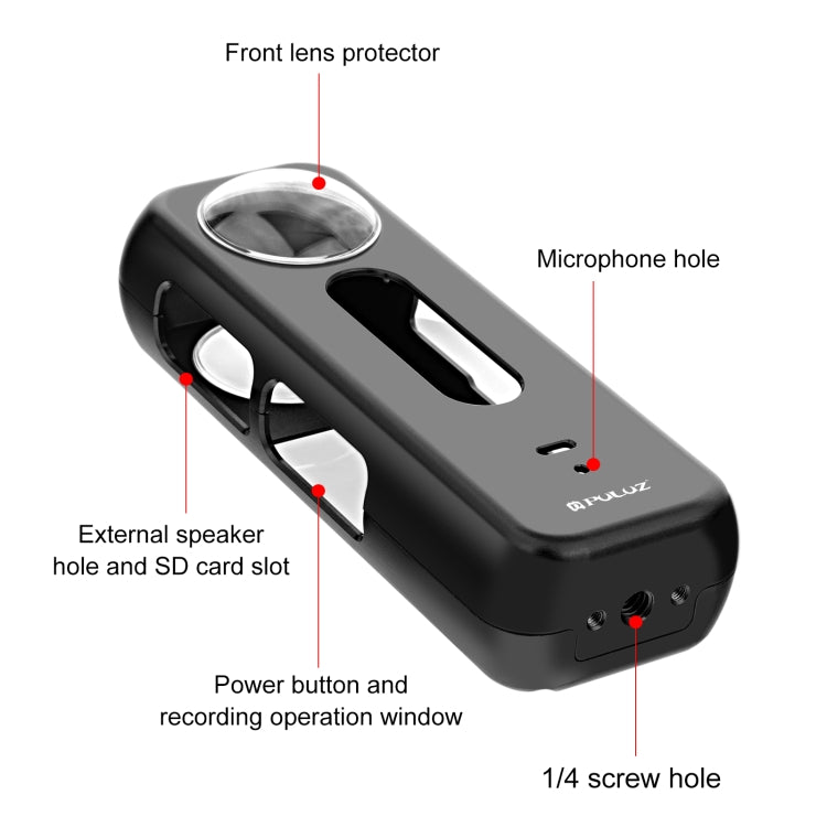 Telaio protettivo in metallo per Insta360 X4 con protezione lente
