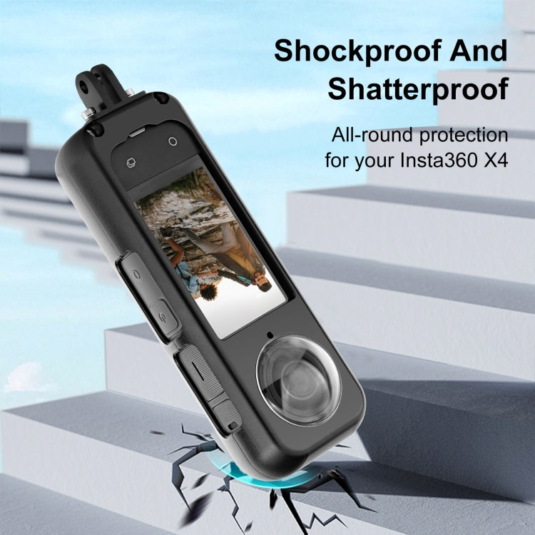 Telaio protettivo in metallo per Insta360 X4 con protezione lente