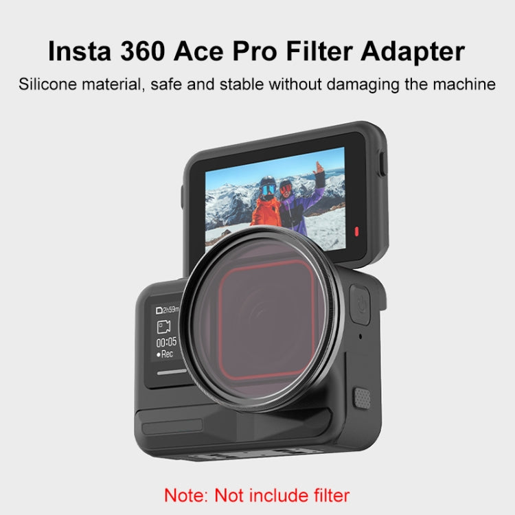 Portafiltro metallo per filtri 49 mm Insta360 Ace Pro