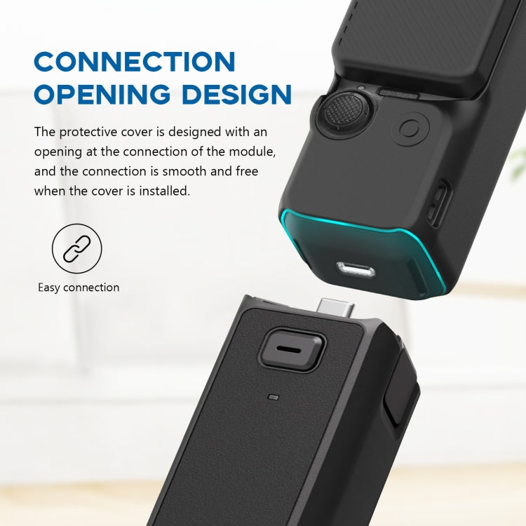 Custodia in silicone per DJI Osmo Pocket 3 con cinturino