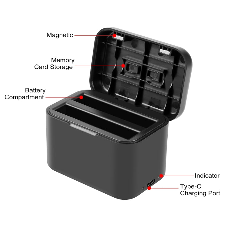 Scatola di ricarica batterie per Insta360 X4