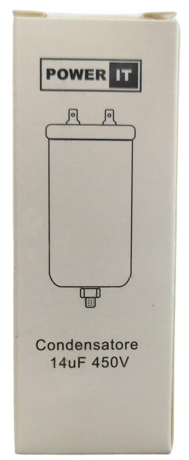 Condensatore 14uF 450V con terminale M8 8053323554257 W1-11014N Q299