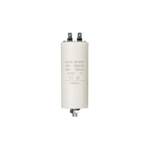 Condensatore 25uF 450V con terminale M8