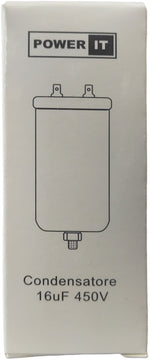 Condensatore 16uF 450V con terminale M8 8053323554264 W1-11016N Q794