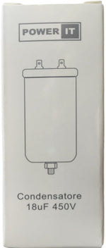 Condensatore 18uF 450V con terminale M8 8053323554271 W1-11030N Q801