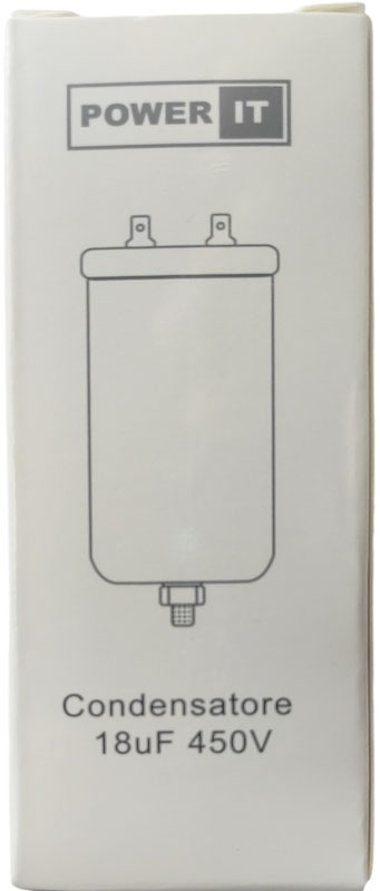 Condensatore 18uF 450V con terminale M8 8053323554271 W1-11030N Q801