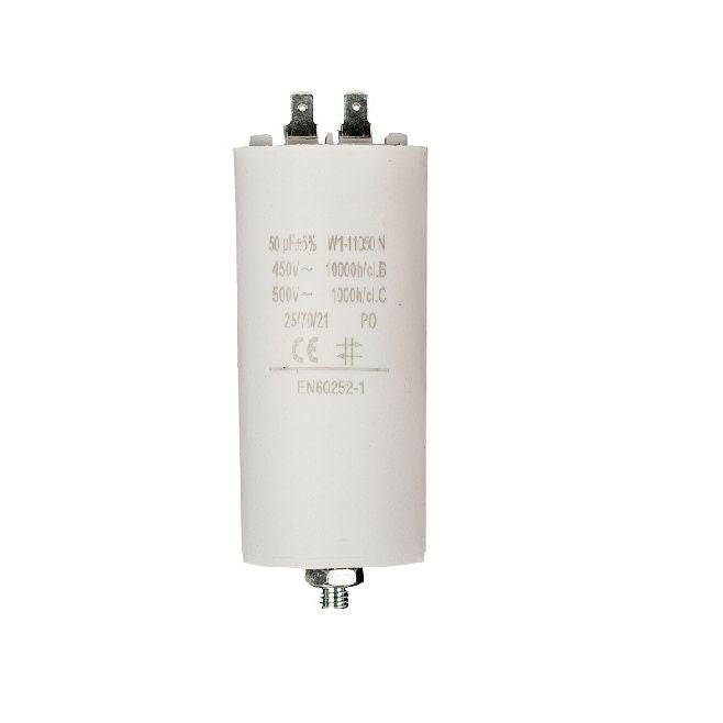 Condensatore 50uF 450V con terminale M8 8053323554325 W1-11050N Q809