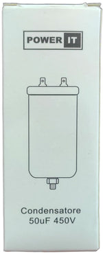 Condensatore 50uF 450V con terminale M8 8053323554325 W1-11050N Q809