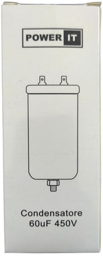 Condensatore 60uF 450V con terminale M8 8053323554356 W1-11060N Q969
