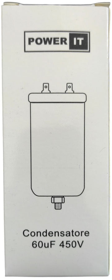 Condensatore 60uF 450V con terminale M8 8053323554356 W1-11060N Q969