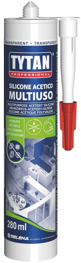 Silicone acetico universale Tytan multiuso bianco 280 ml 5902120172122 Q981