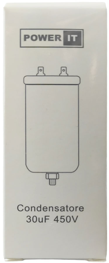 Condensatore 30uF 450V con terminale M8 8053323554301 W1-11030N Q985
