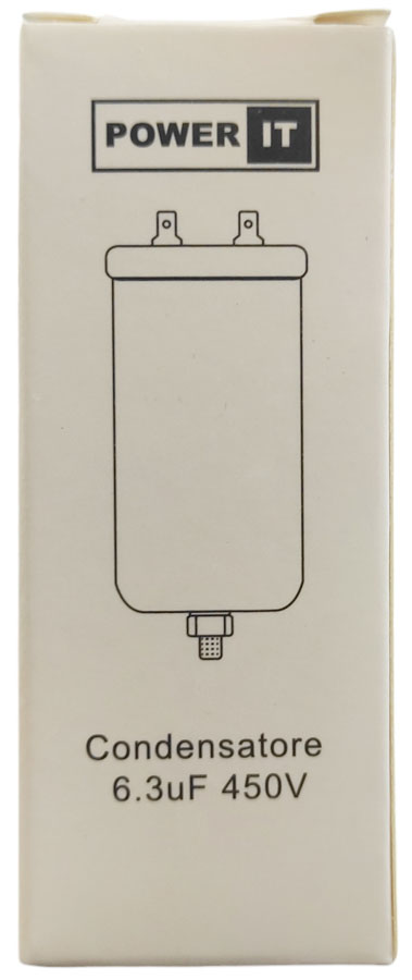 Condensatore 6.3uF 450V con terminale M8 8053323554226 W1-11007N Q989