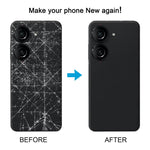 Cover posteriore per batteria in similpelle per Asus Zenfone 10 AI2302, For Asus Zenfone 10(Leather Material)