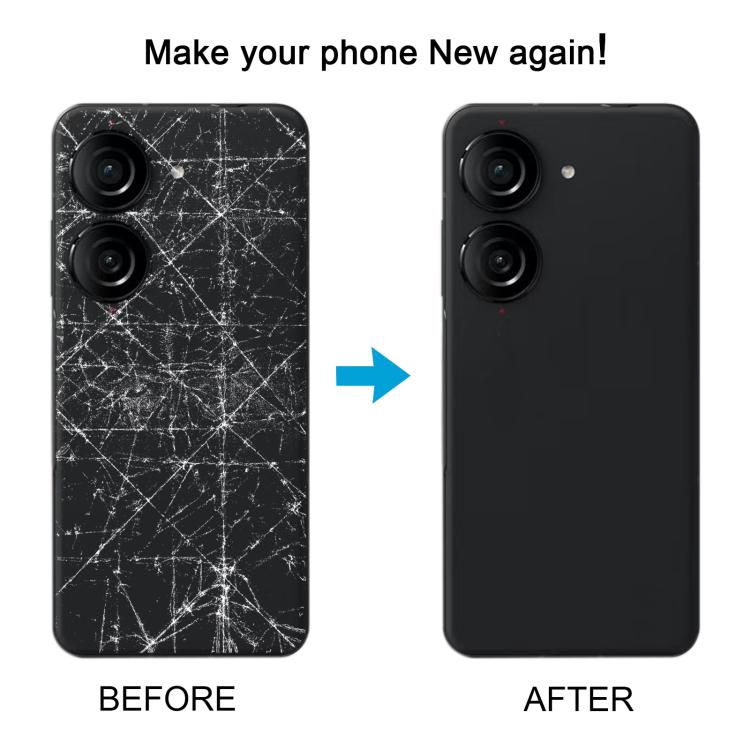 Cover posteriore per batteria in similpelle per Asus Zenfone 10 AI2302, For Asus Zenfone 10(Leather Material)