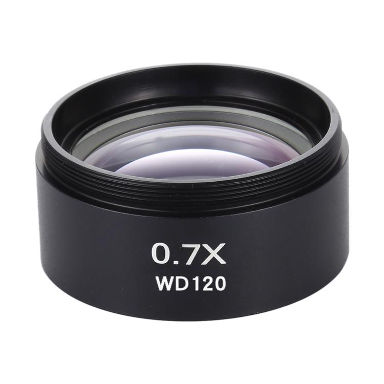 Lente ausiliaria 0,7X per microscopi stereoscopici WD120