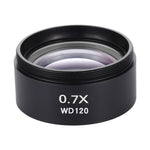 Lente ausiliaria 0,7X per microscopi stereoscopici WD120