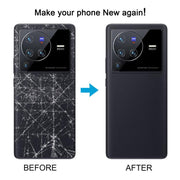 Cover posteriore con copriobiettivo per fotocamera per vivo X80 Pro, For vivo X80 Pro(with Camera Lens)
