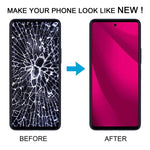 Schermo LCD digitalizzatore completo con cornice per T-Mobile Revvl 7 Pro originale., For T-mobile Revvl 7 Pro(Original with Frame)