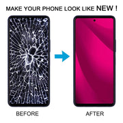Schermo LCD digitalizzatore completo con cornice per T-Mobile Revvl 7 Pro originale., For T-mobile Revvl 7 Pro(Original with Frame)