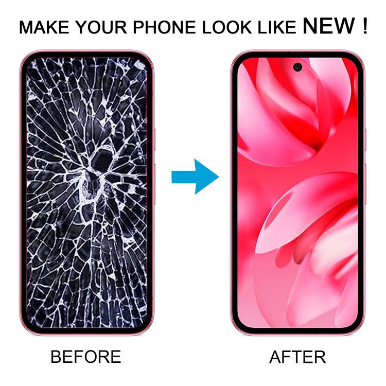 Schermo LCD OLED originale con digitalizzatore, assemblaggio completo, per Google Pixel 9a GXQ96 GTF7P G3Y12, For Google Pixel 9a