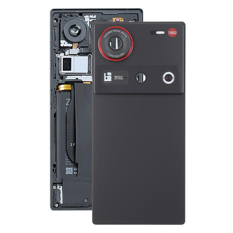 For ZTE nubia Z70 Ultra NX733J NX736J Glass Battery Back Cover with Camera Lens Cover, For ZTE nubia Z70 Ultra, For ZTE nubia Z70 Ultra(Orange)