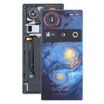 Cover posteriore in vetro con copertura per obiettivo della fotocamera per ZTE nubia Z70 Ultra NX733J NX736J., For ZTE nubia Z70 Ultra