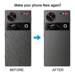 Cover posteriore in vetro con copertura per obiettivo della fotocamera per ZTE nubia Z70 Ultra NX733J NX736J., For ZTE nubia Z70 Ultra
