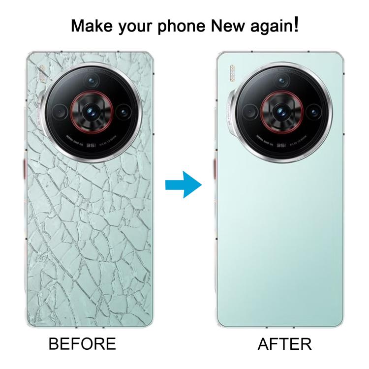 Coperchio posteriore della batteria in vetro originale smontato per ZTE nubia Z60S Pro con copertura dell'obiettivo della fotocamera, For ZTE nubia Z60S Pro(Original)