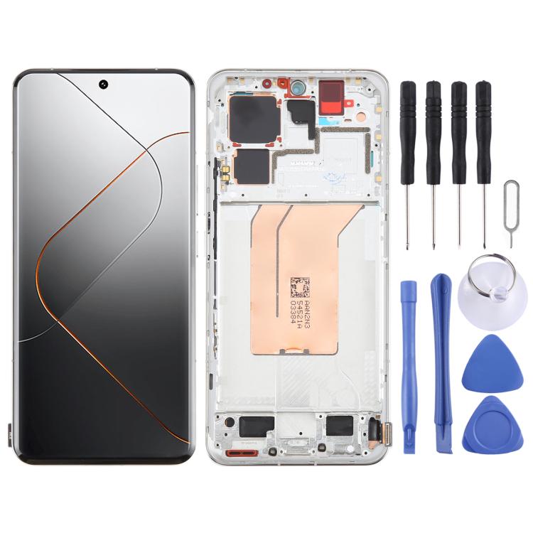 Schermo LCD AMOLED originale per Xiaomi 14 Pro, digitalizzatore completo con cornice, For Xiaomi 14 Pro(Original)